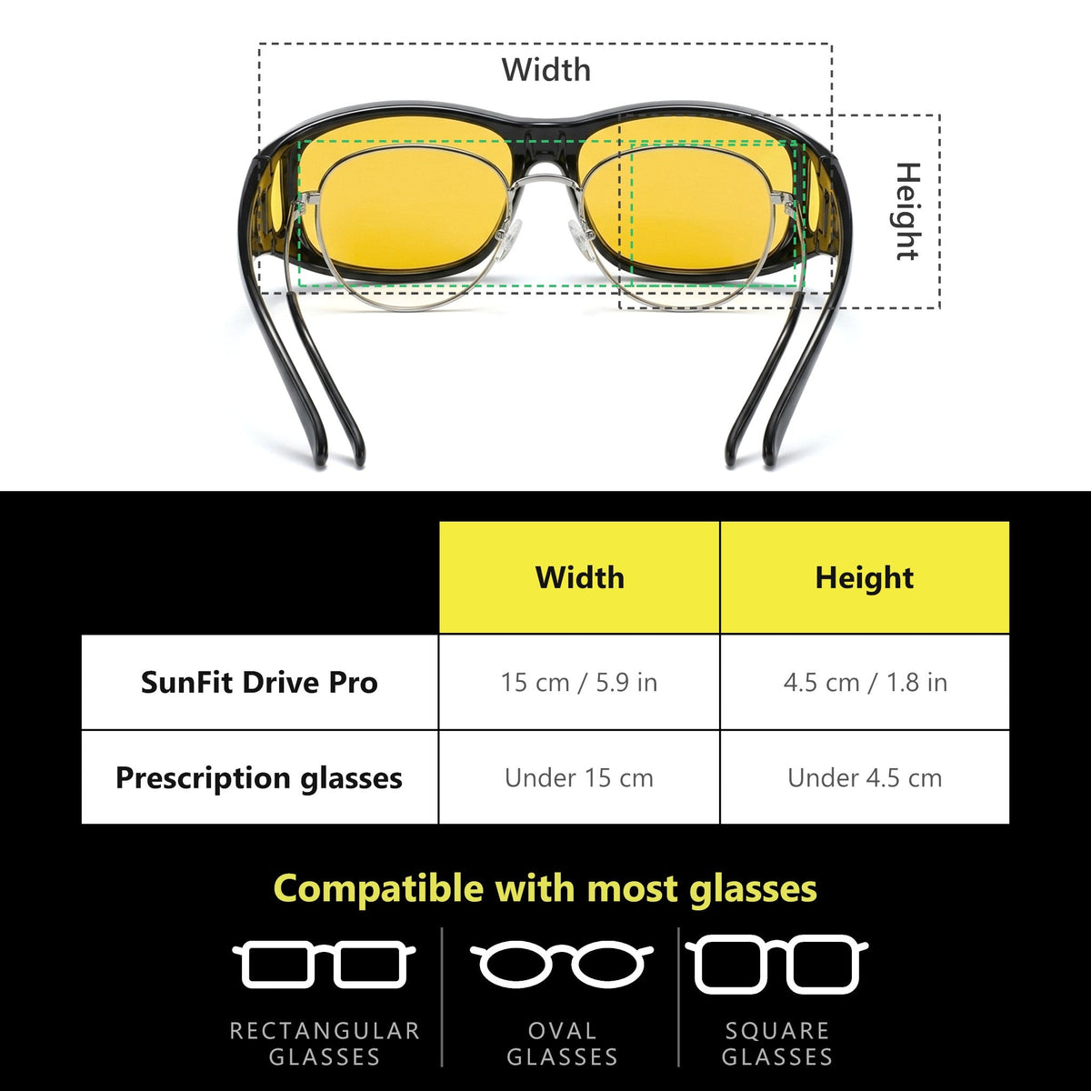 SUNFIT Drive - Night Glasses